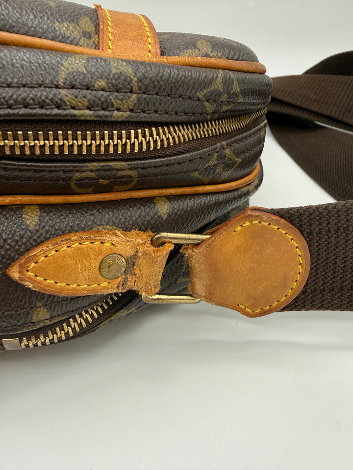 Louis Vuitton Brown Monogram Reporter PM Shoulder Bag