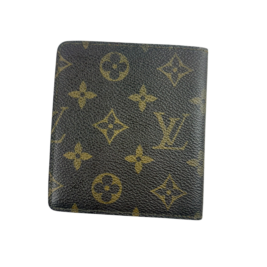 Louis Vuitton Vintage Bifold Brown Monogram Wallet