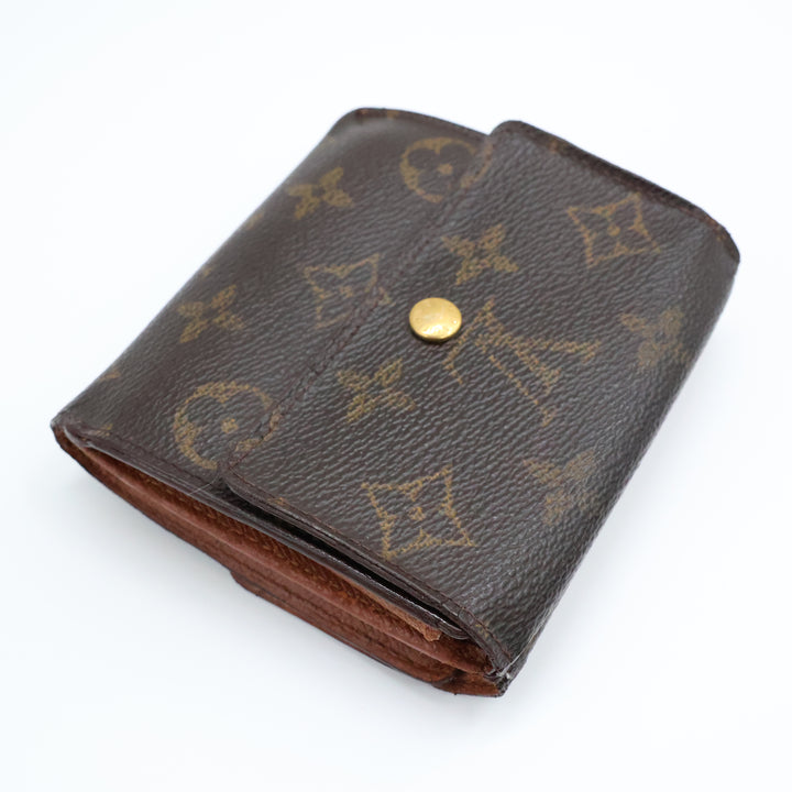 Louis Vuitton Vintage Brown Monogram Compact Bifold Wallet Purse