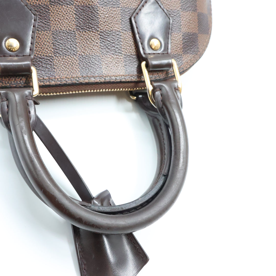 Louis Vuitton Brown Damier Ebene Alma BB Handbag