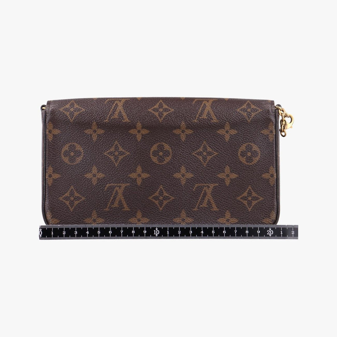 Louis Vuitton Felicie Pochette Brown Monogram Handbag