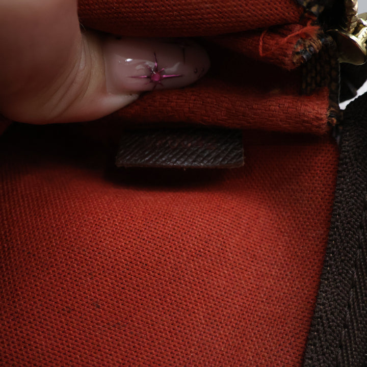 Louis Vuitton Medium Pochette Accessories Brown Damier Clutch Bag