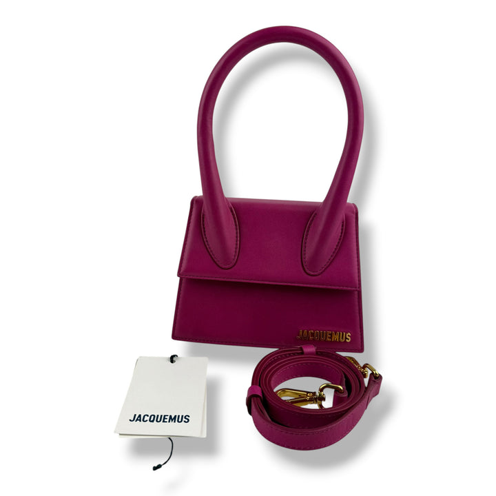 Jacquemus Le Chiquito Medium Pink Moyen Crossbody Handbag
