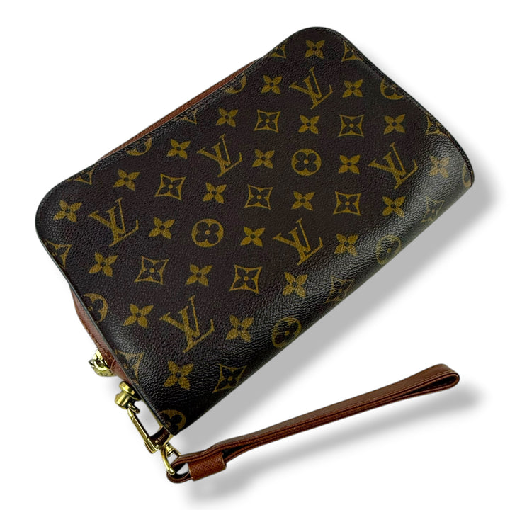 Louis Vuitton Brown Monogram Orsay Clutch Bag