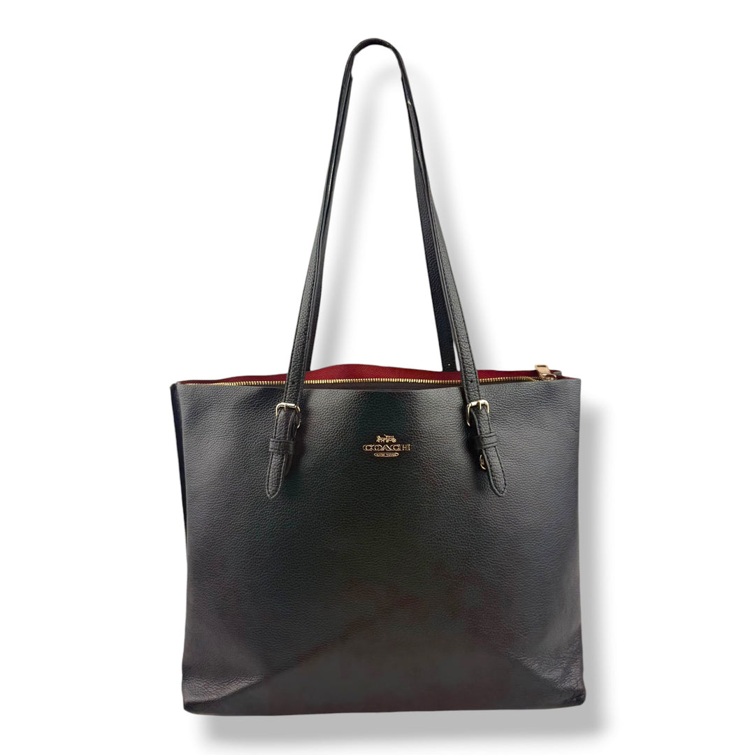 Coach Mollie Black Tote Handbag