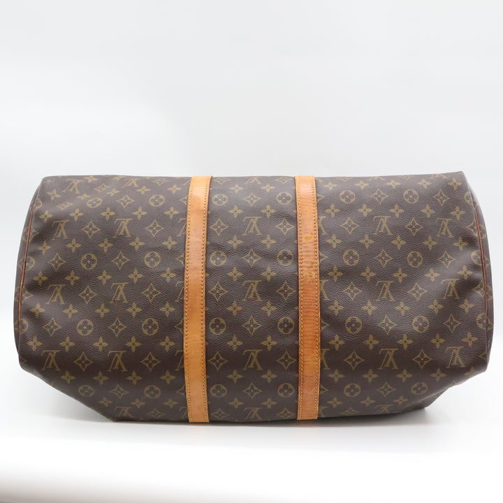Louis Vuitton Brown Monogram 55 Keepall Duffle Bag