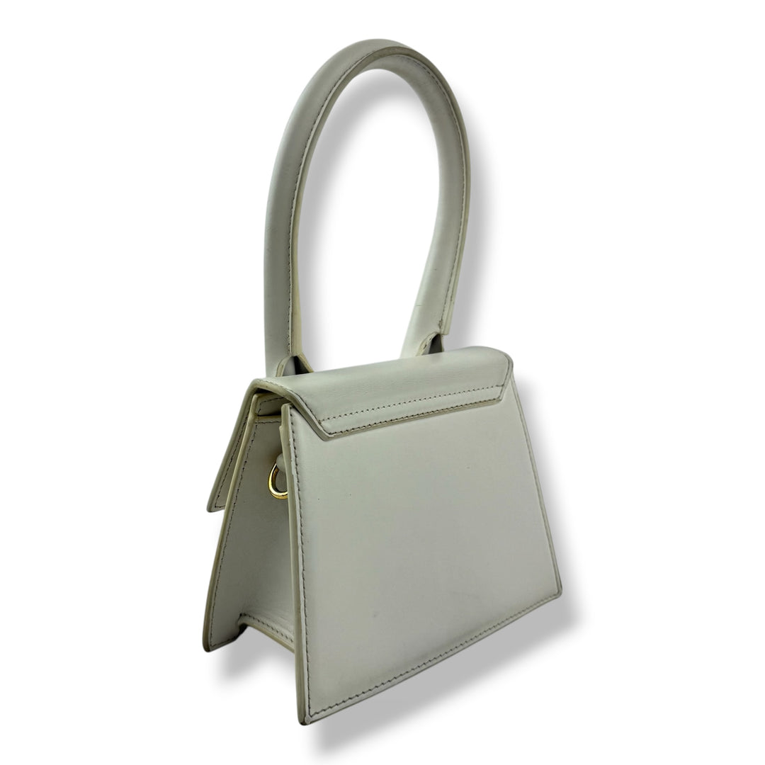 Jacquemus Le Chiquito Medium White Moyen Crossbody Handbag