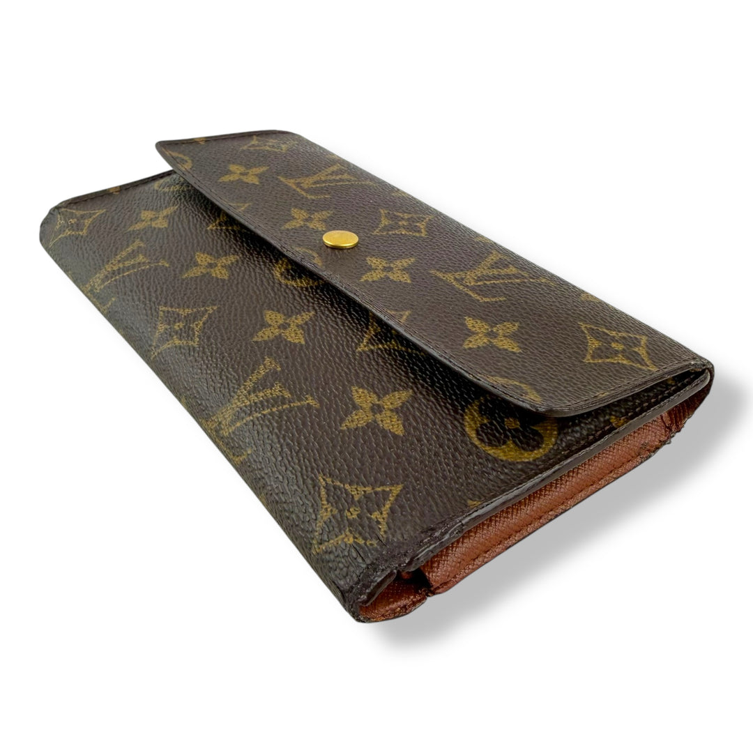 Louis Vuitton Trifold Brown Monogram Femme Wallet