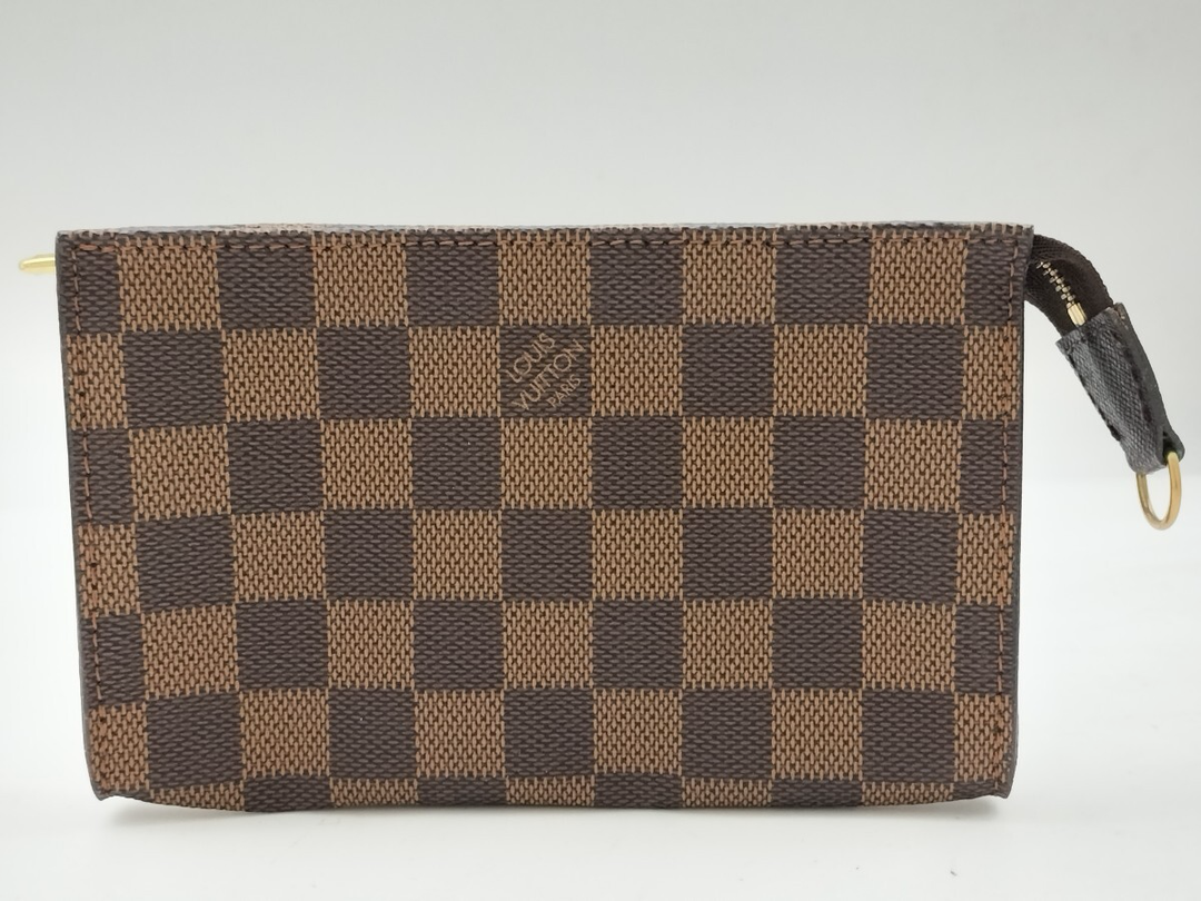 Louis Vuitton Brown Damier Classic Signature Mini Bucket Pouch Bag