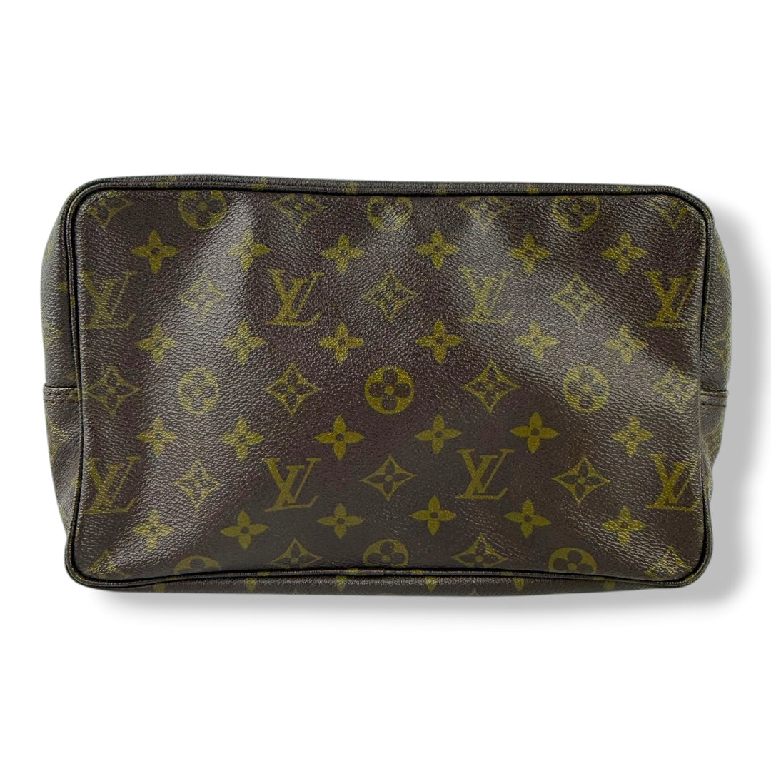 Louis Vuitton True Trousse 28 Brown Monogram Toiletry Pouch