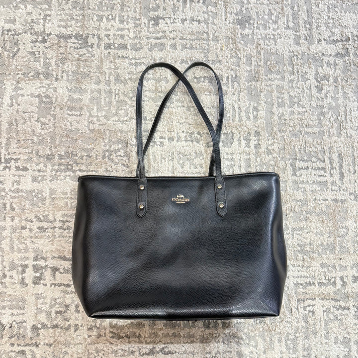 Coach Black City Tote Handbag