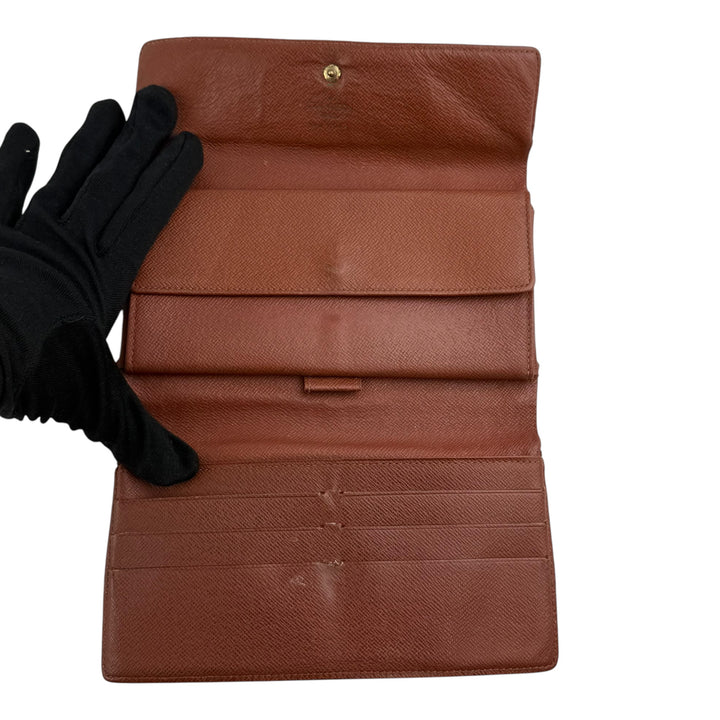 Louis Vuitton Trifold Brown Monogram Femme Wallet