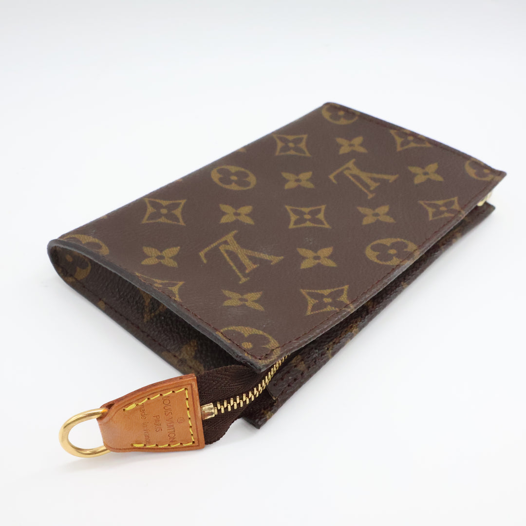 Louis Vuitton Brown Monogram Classic Signature Bucket Pouch