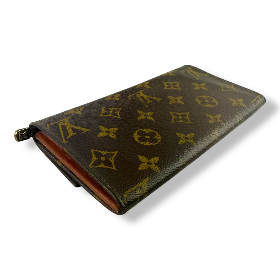 Louis Vuitton Vintage Brown Monogram Long Femme Wallet