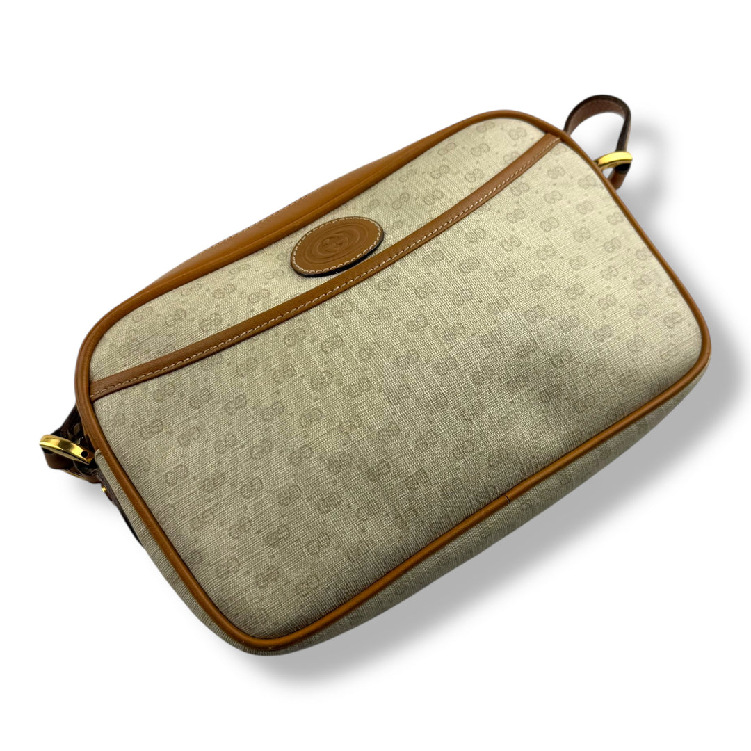 Gucci GG Beige Monogram Shoulder Crossbody Bag