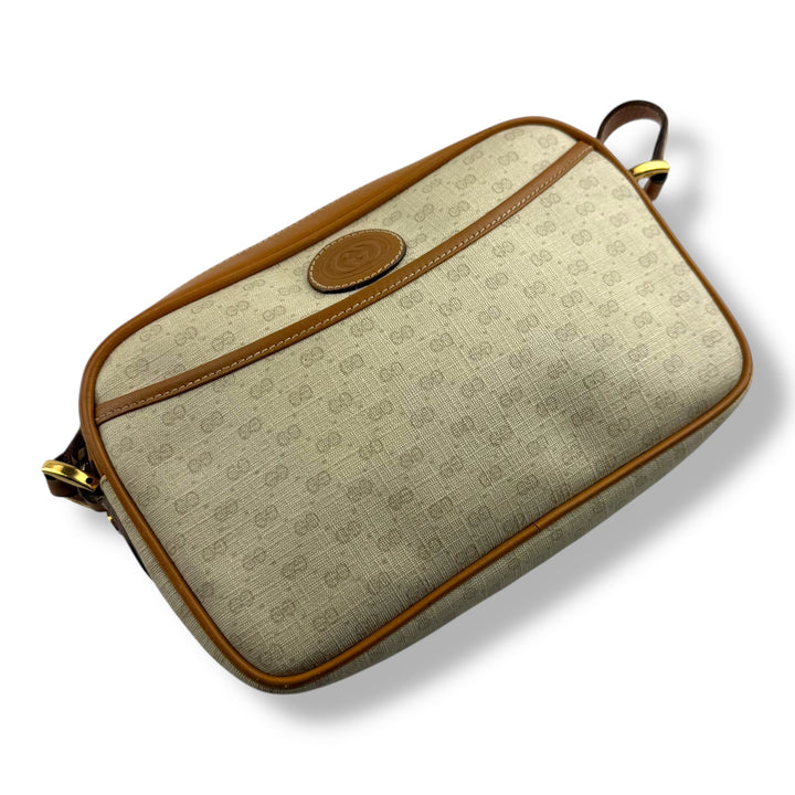 Gucci GG Beige Monogram Shoulder Crossbody Bag