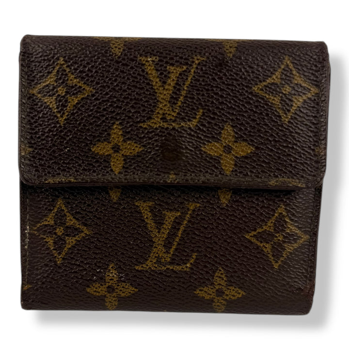 Louis Vuitton Vintage Brown Monogram Compact Bifold Wallet Purse