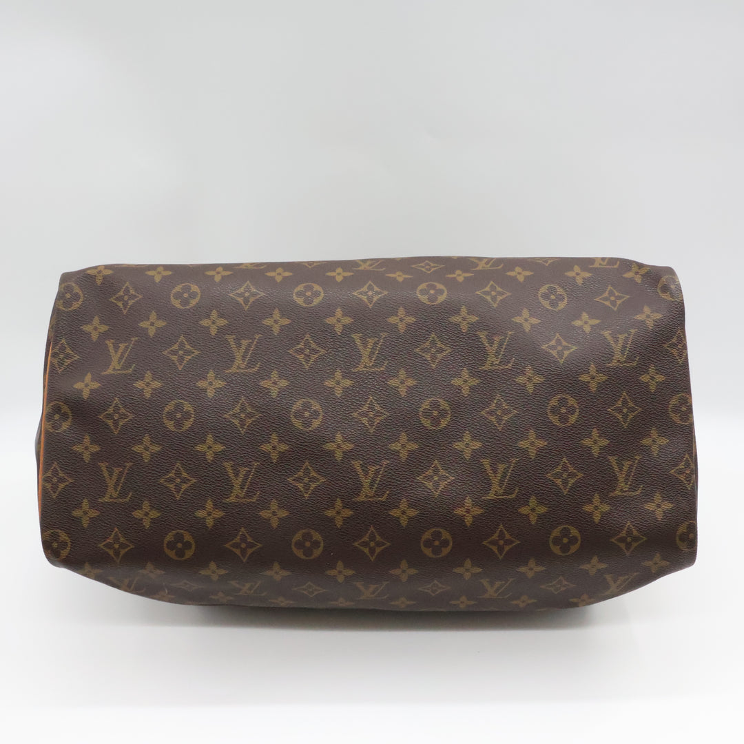 Louis Vuitton Brown Monogram Speedy 40 Handbag