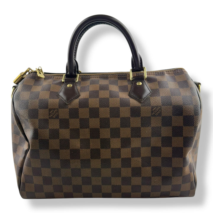 Louis Vuitton Brown Damier Speedy Bandouliere 30 Handbag