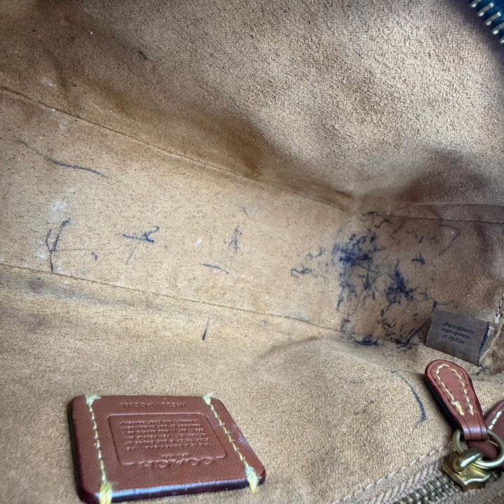 Coach Restored Black Leather Camera Handbag