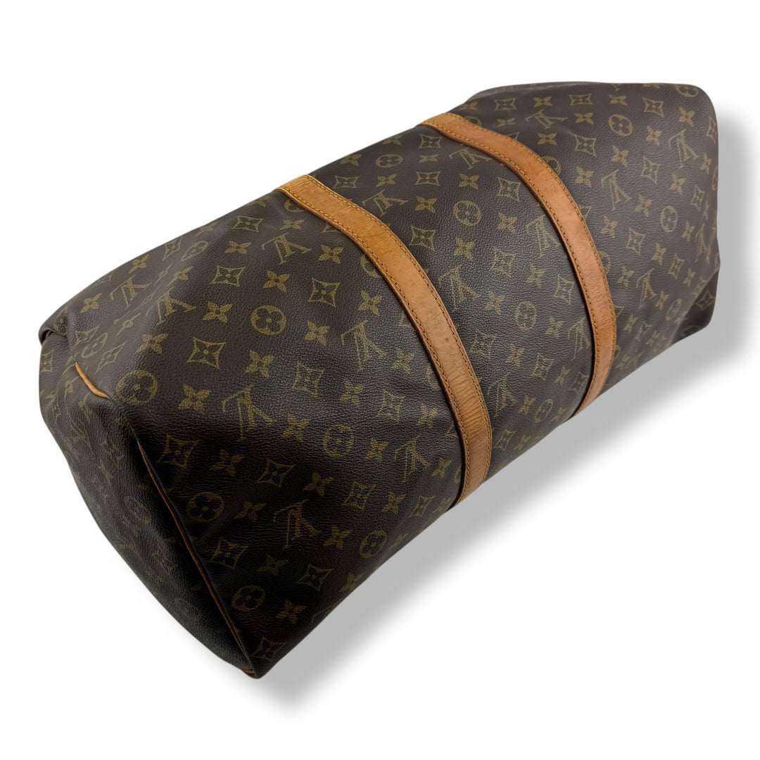Louis Vuitton Vintage Brown Monogram 50 Keepall Duffle Bag