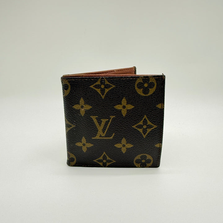 Louis Vuitton Vintage Bifold Brown Monogram Wallet 7864