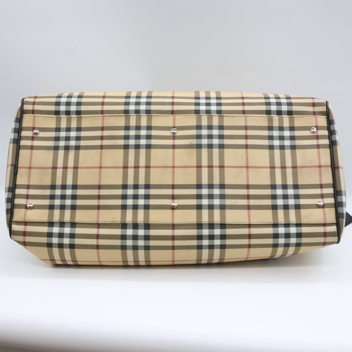 Burberry Check Duffle Beige Bag