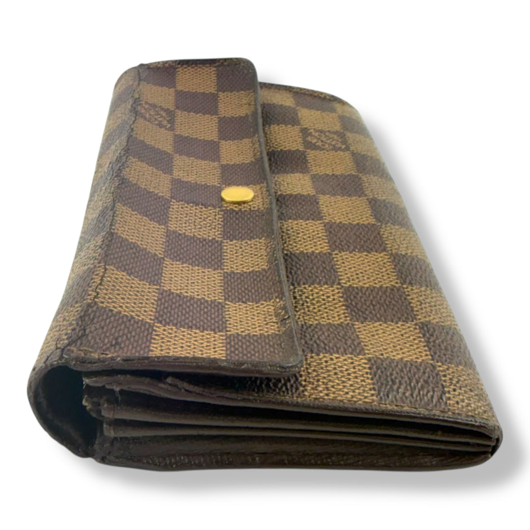 Louis Vuitton Sarah Brown Damier Femme Wallet