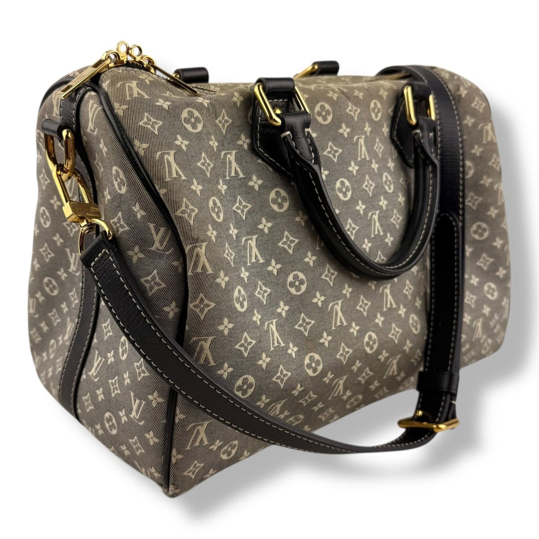 Louis Vuitton Sepia Monogram Mini Idylle Romance Speedy Bandouliere 30 Handbag