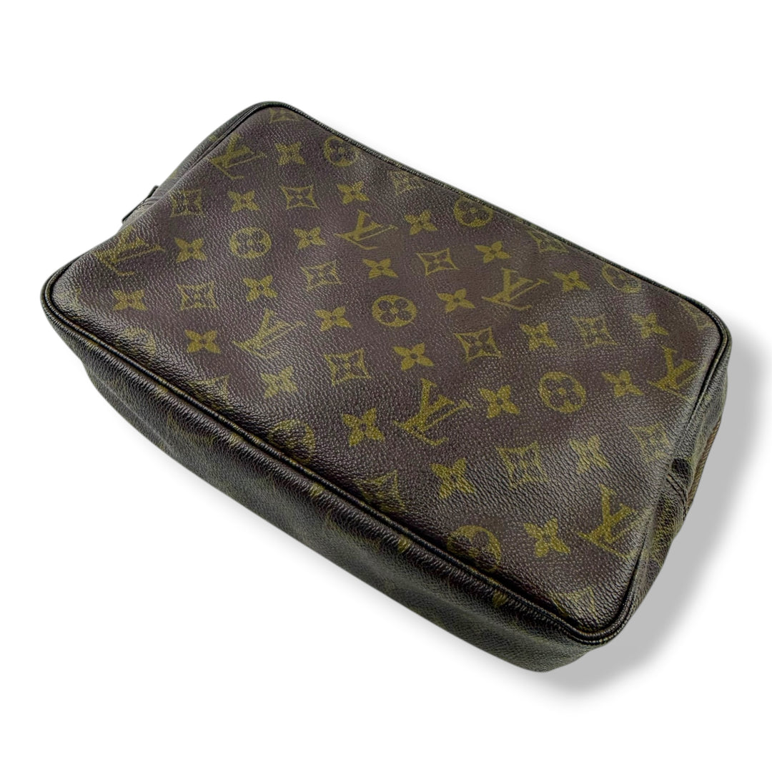 Louis Vuitton True Trousse 28 Brown Monogram Toiletry Pouch