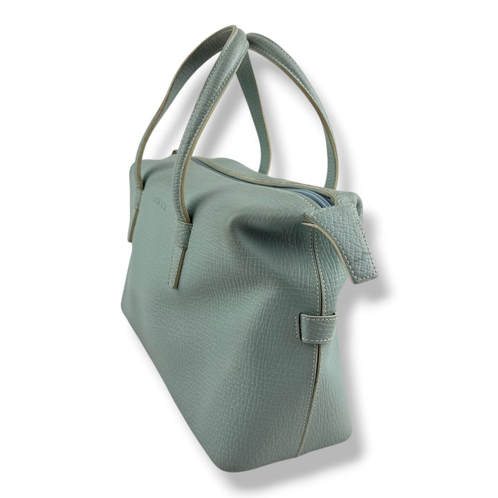 Loewe Blue Leather Tote Handbag