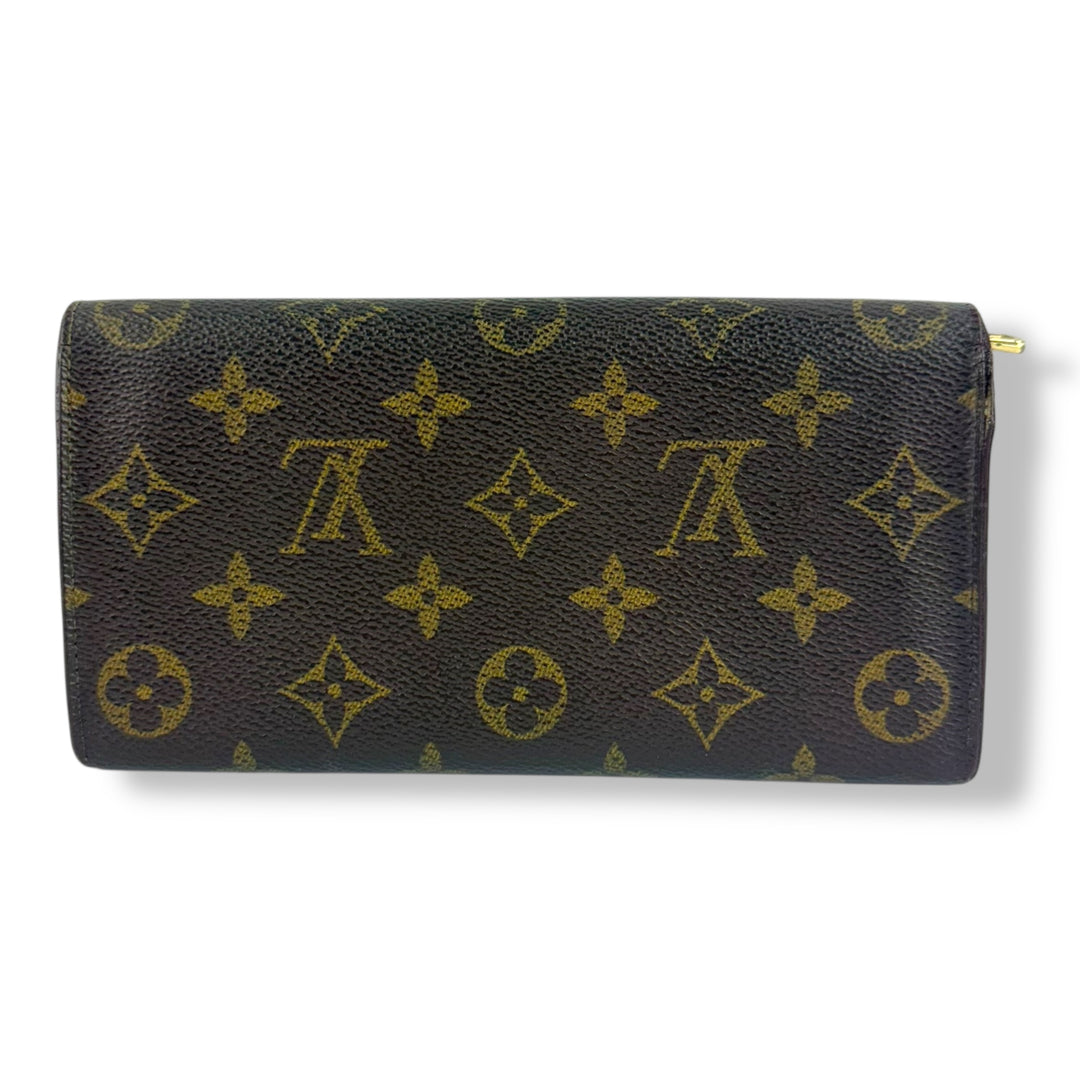 Louis Vuitton Sarah Brown Monogram Femme Wallet