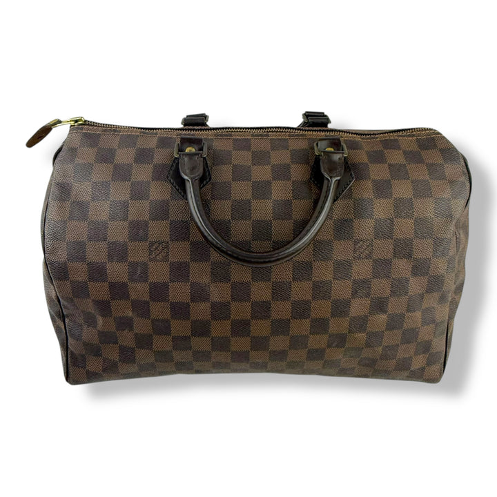 Louis Vuitton Speedy 35 Brown Damier Handbag
