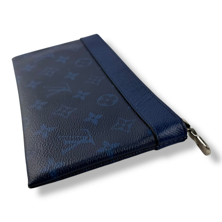 LOUIS VUITTON Pochette Discovery PM Blue Pouch