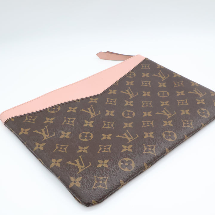 Louis Vuitton Brown Monogram Daily Clutch Pouch