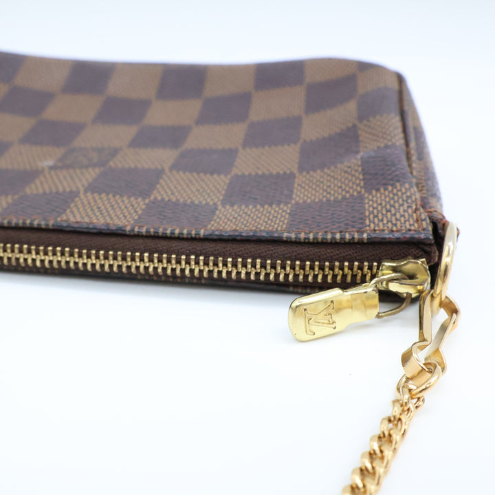 Louis Vuitton Medium Pochette Accessories Brown Damier Clutch Bag