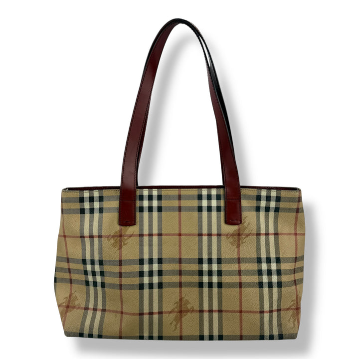 Burberry Nova Check Beige Shoulder Handbag