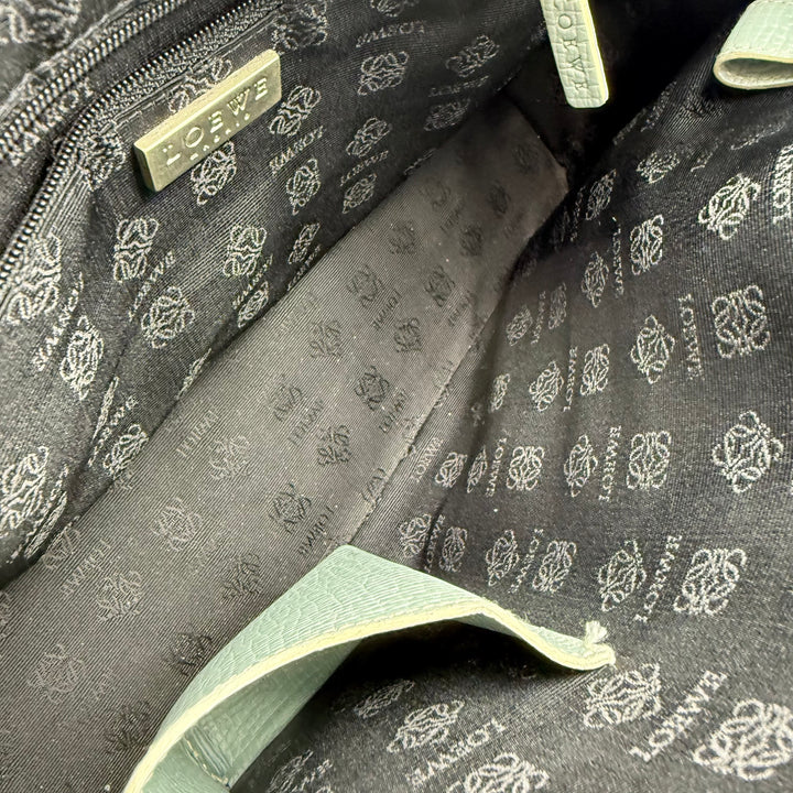 Loewe Blue Leather Tote Handbag