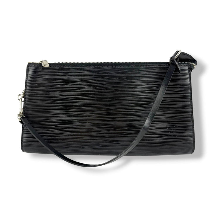Louis Vuitton Pochette Black Epi Leather Bag