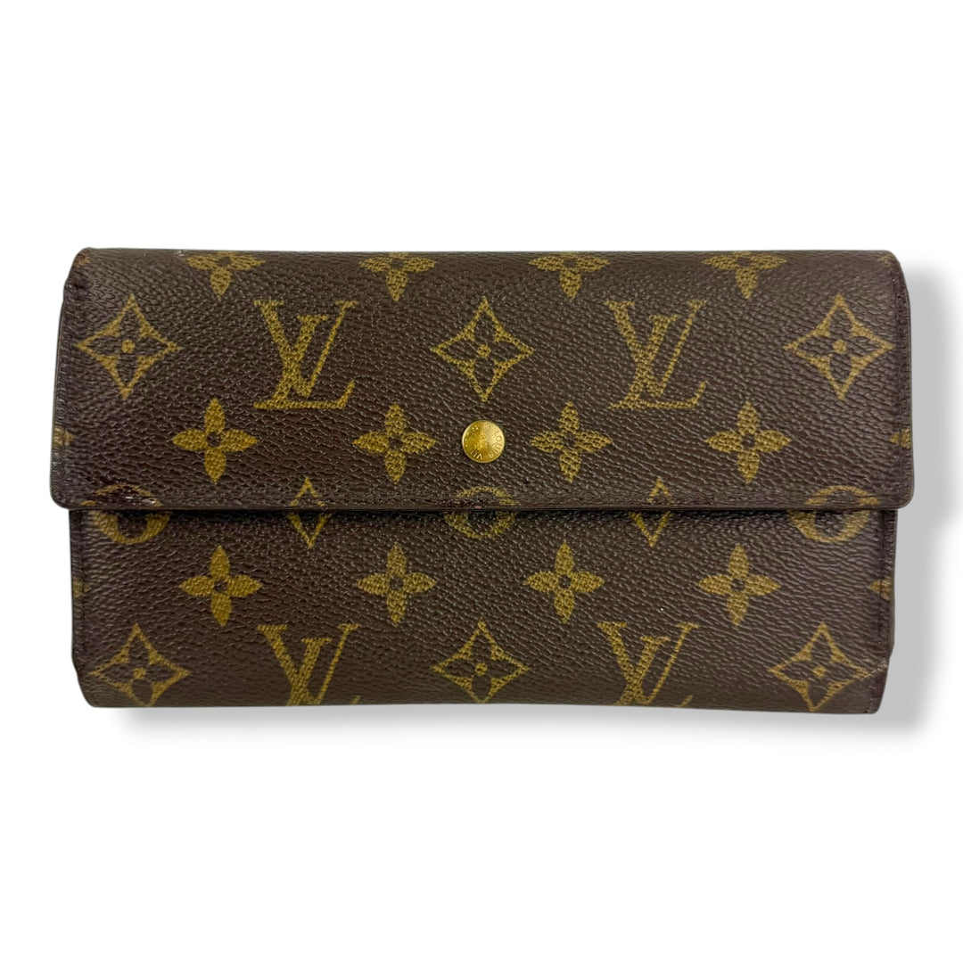 Louis Vuitton Trifold Brown Monogram Femme Wallet