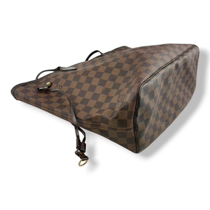 Louis Vuitton Brown Damier Neverfull MM Handbag