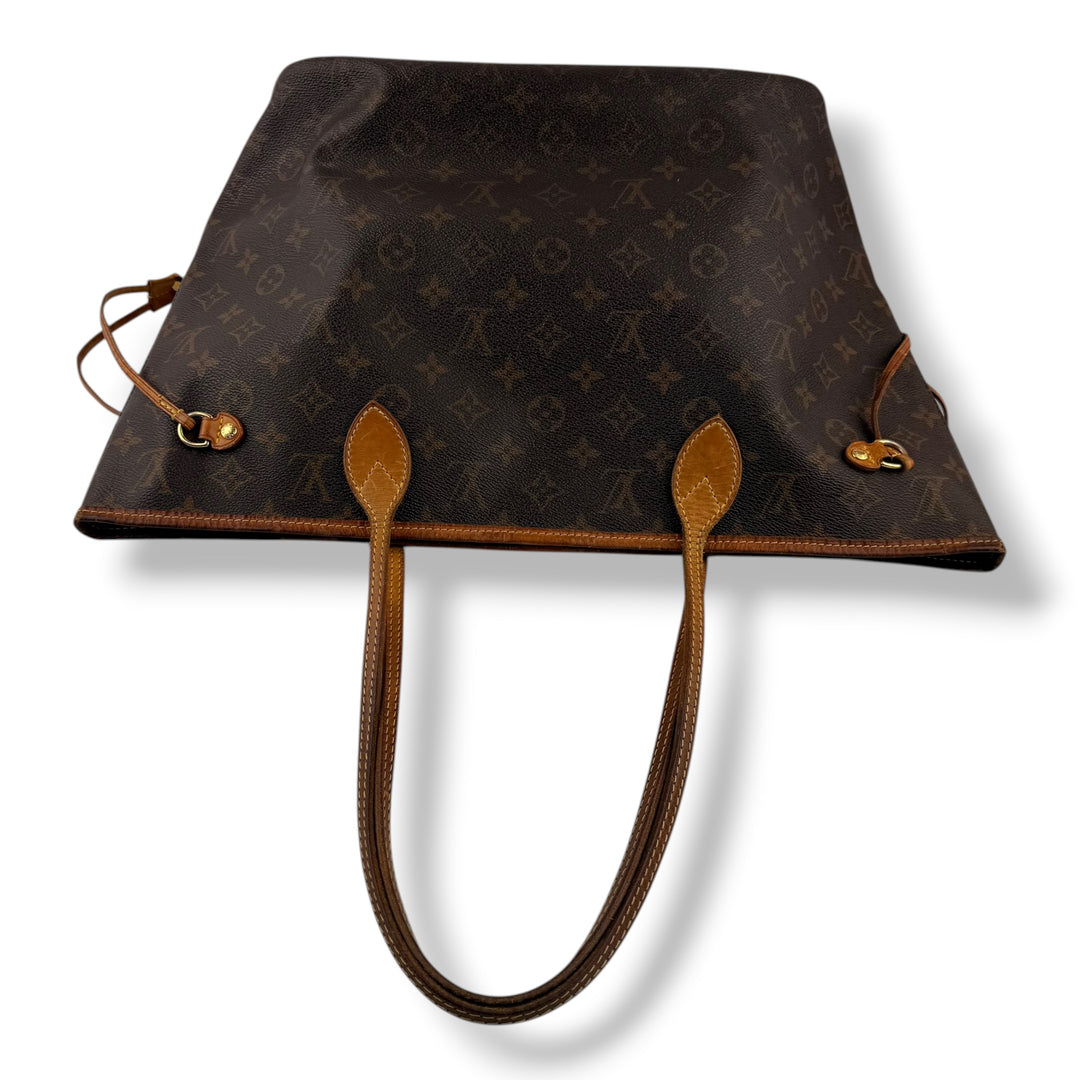 Louis Vuitton Brown Monogram Neverfull MM Handbag