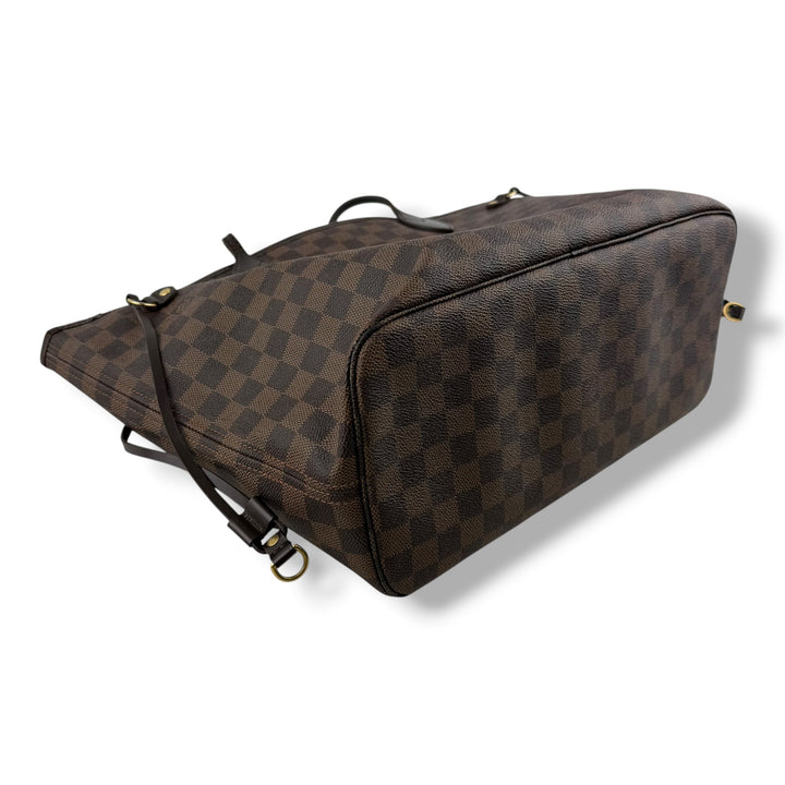 Louis Vuitton Brown Damier Neverfull MM Handbag