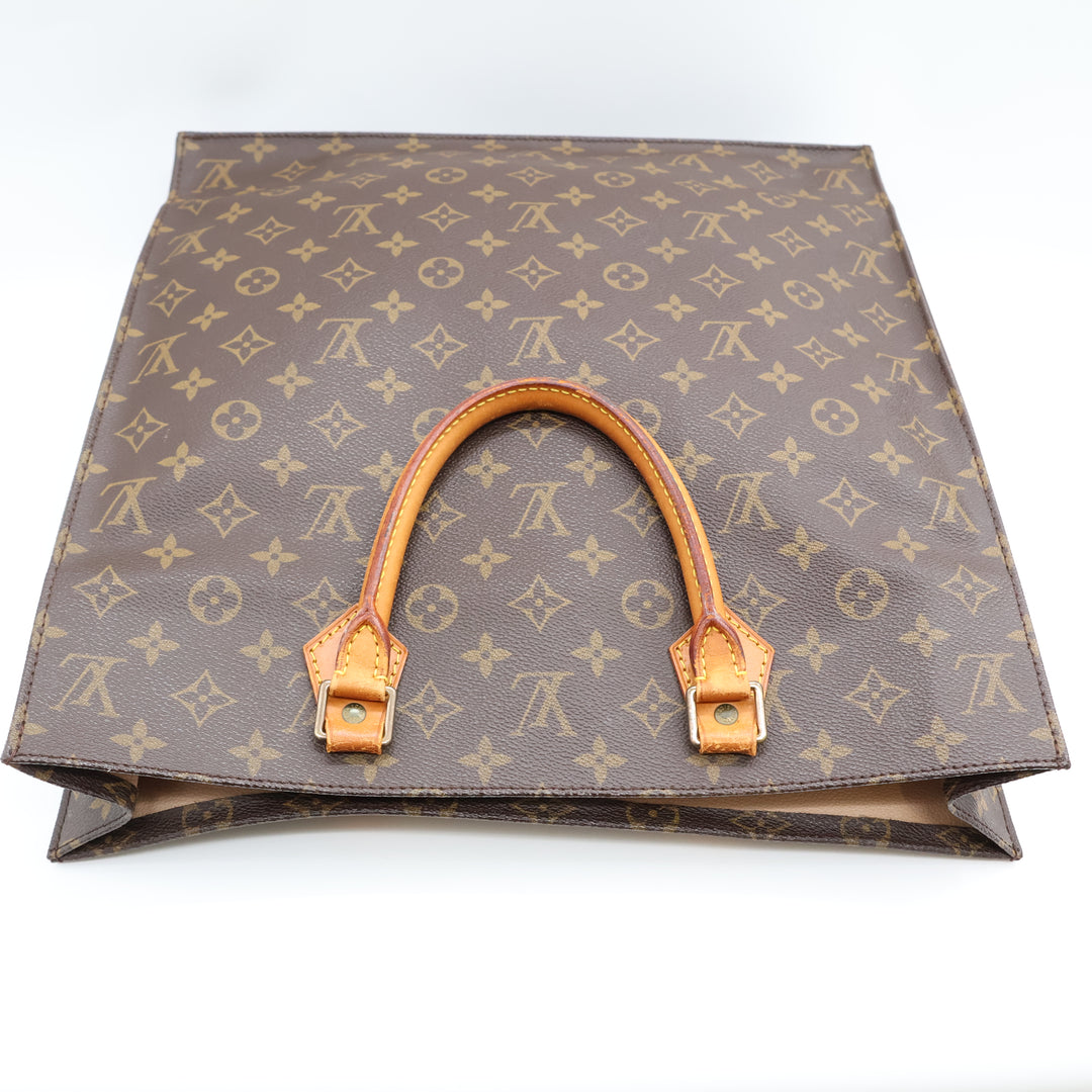 Louis Vuitton Brown Monogram Sac Plat Handbag
