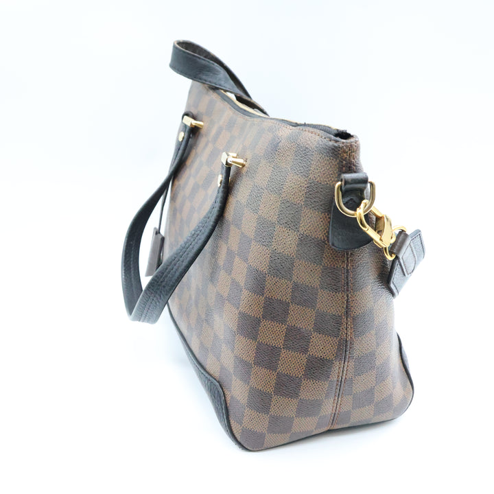 Louis Vuitton Damier Ebene Brown Hyde Park Bandouliere Handbag