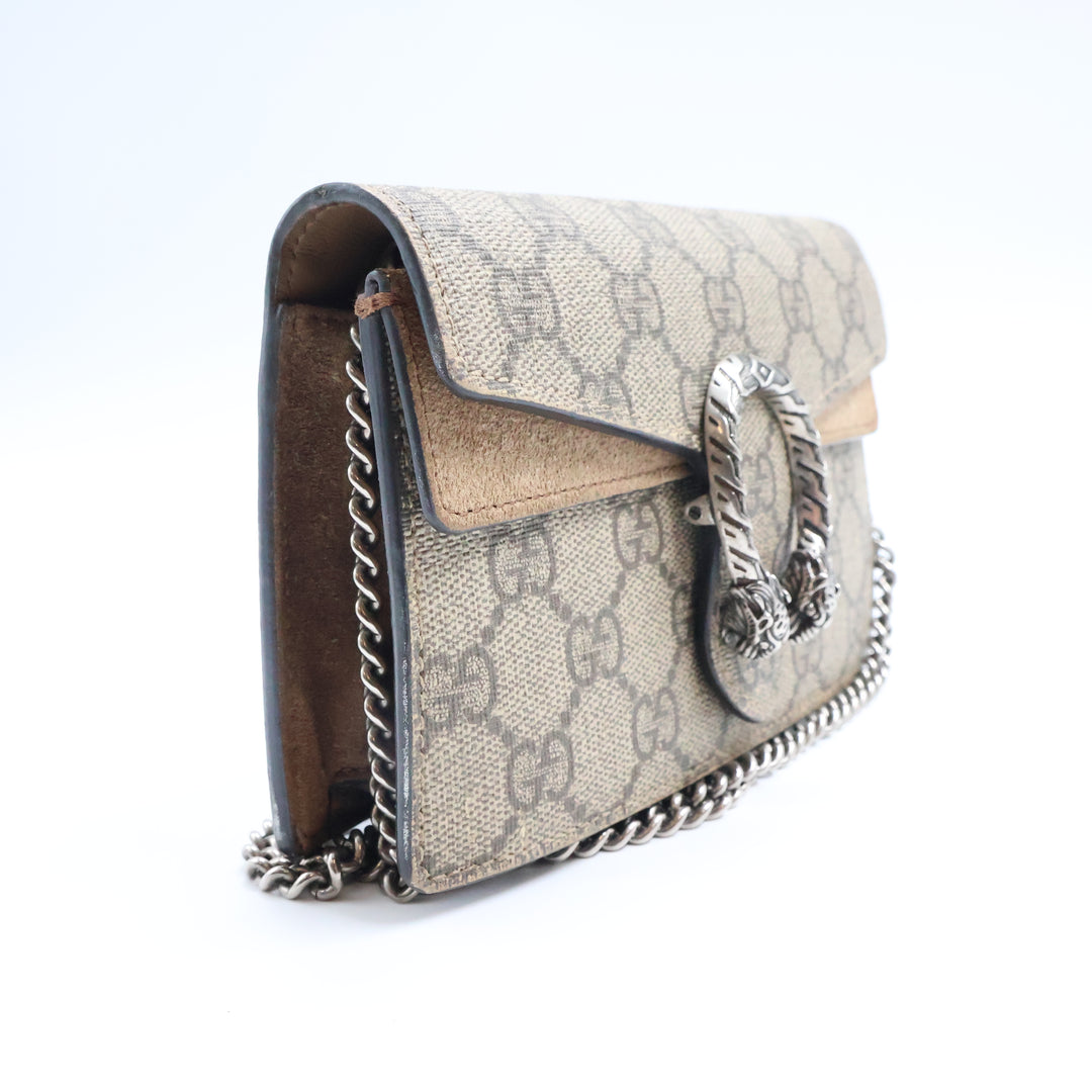 Gucci GG Dionysus Beige Super Mini Handbag