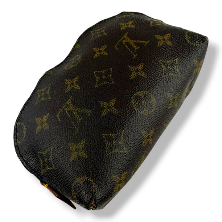Louis Vuitton Brown Monogram PM Travel Cosmetic Pouch