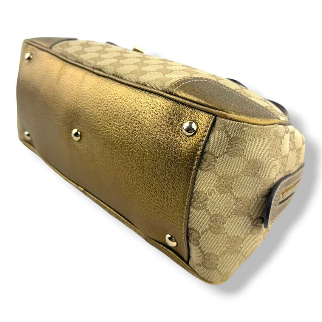Gucci Beige/Gold Princy Tote Bag