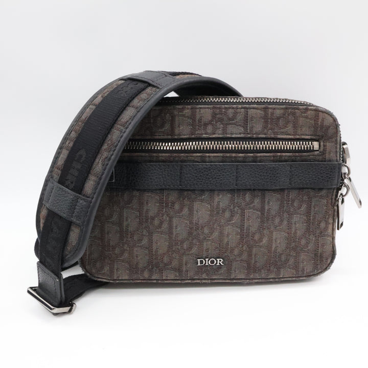 Dior Black Safari Messenger Crossbody Bag