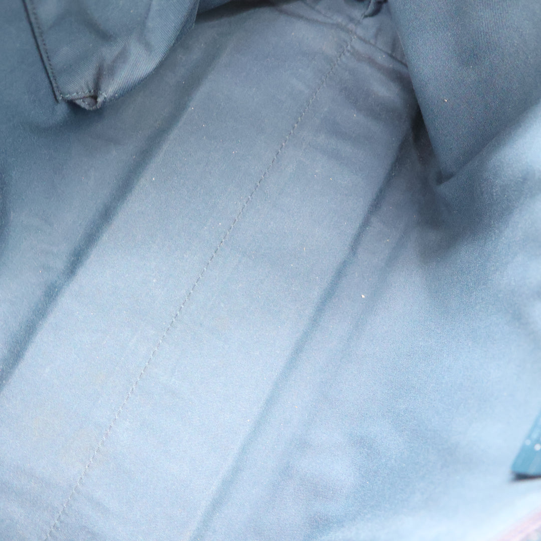 Gucci GG Beige/Cyan Supreme Canvas Tote Bag